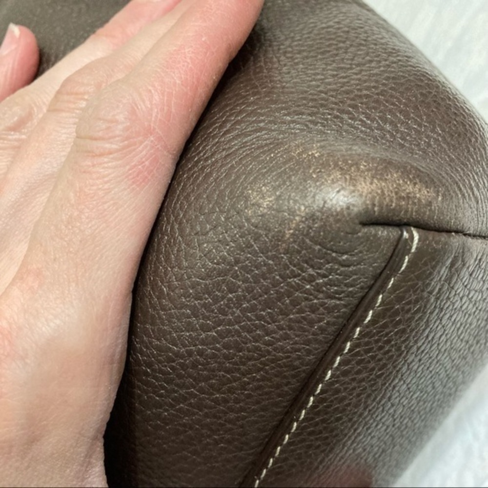 Coach brown leather tote bag - Picture 10 of 12